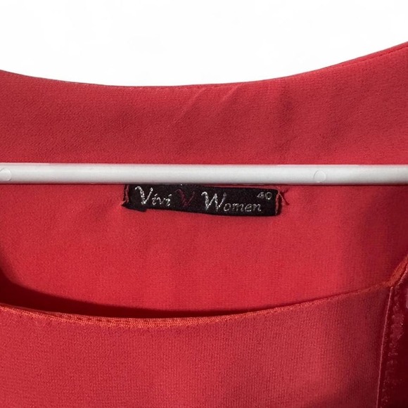 Beaded Long Sleeve Square Cut Neck Boho Top Flowy Fairycore CottageCore - Picture 6 of 7